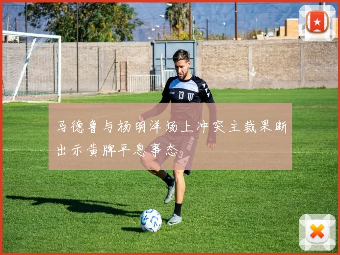 马德鲁与杨明洋场上冲突主裁果断出示黄牌平息事态