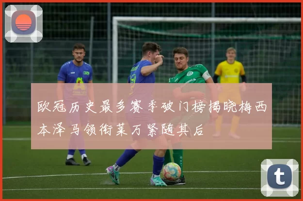 欧冠历史最多赛季破门榜揭晓梅西本泽马领衔莱万紧随其后